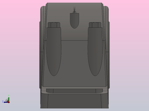 异径孔四螺柱轴承座_SD248右视缩略图