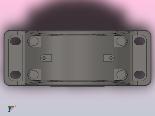 异径孔四螺柱轴承座_SD248俯视缩略图