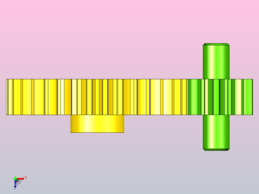 动画直齿轮传动俯视缩略图