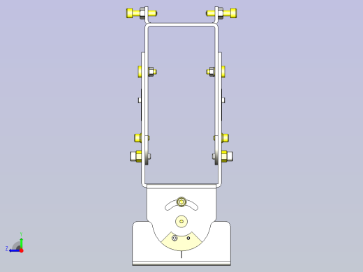 轴倾斜验证夹具3D图右视缩略图