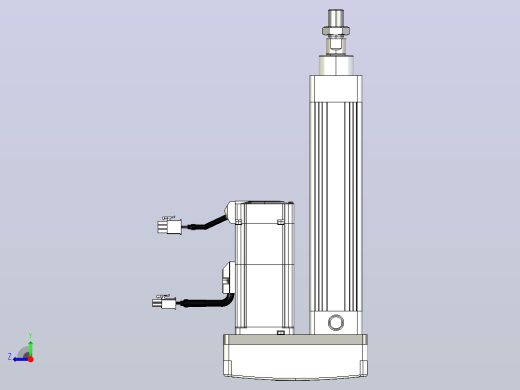 轻载电动缸TPA-ESR40-1210C-L100-MR-TC-W-P40-C3右视缩略图
