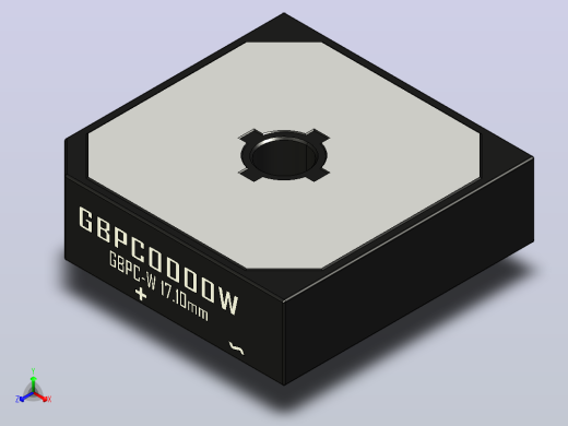 桥式整流器外壳GBPC-W_Min_Size_Low_Profile