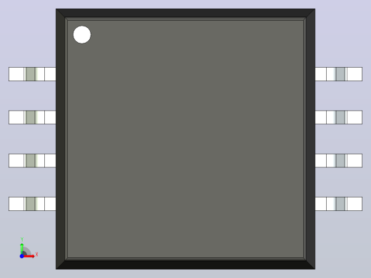 106x SOIC 封装（小外形集成电路）SOIC127P1032X265-8N前视缩略图