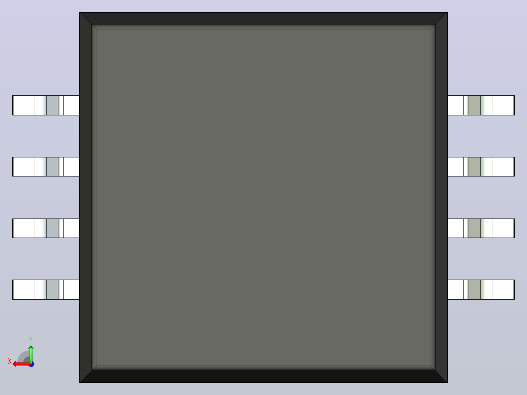 106x SOIC 封装（小外形集成电路）SOIC127P1032X265-8N后视图