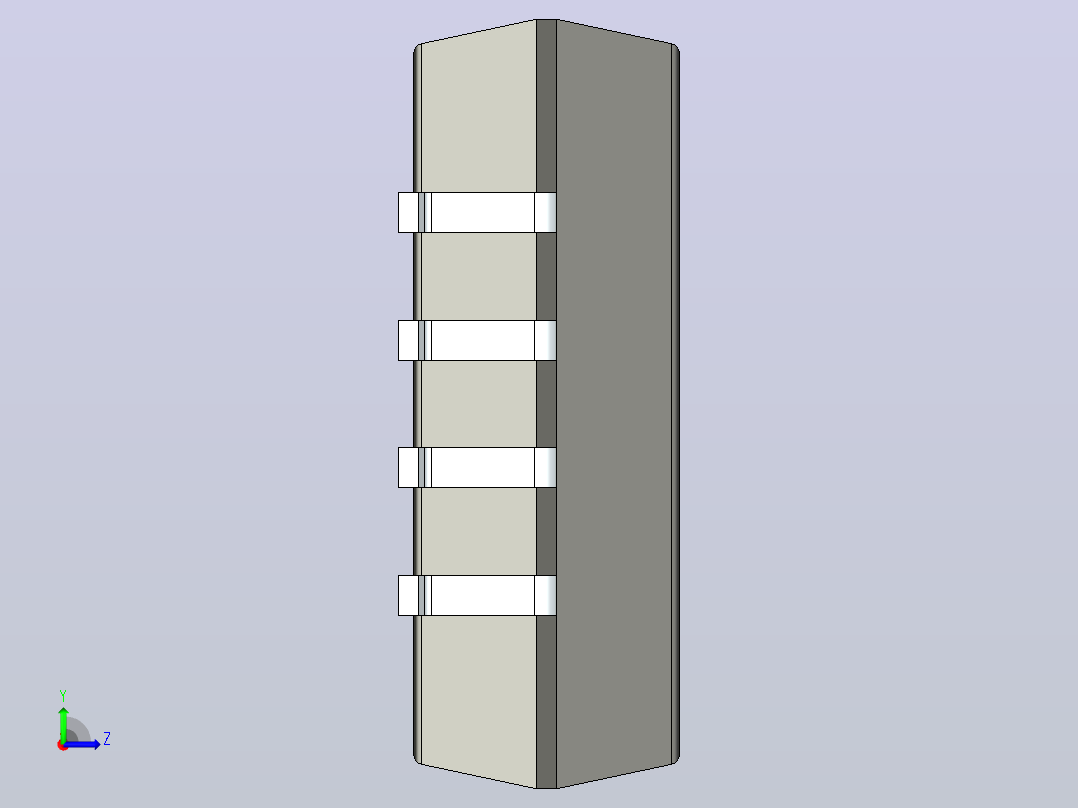 106x SOIC 封装（小外形集成电路）SOIC127P1032X265-8N左视图