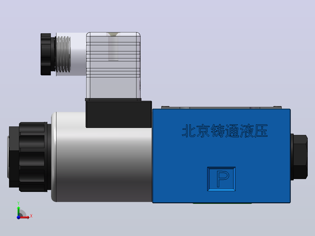 WE6A 电磁换向阀前视图