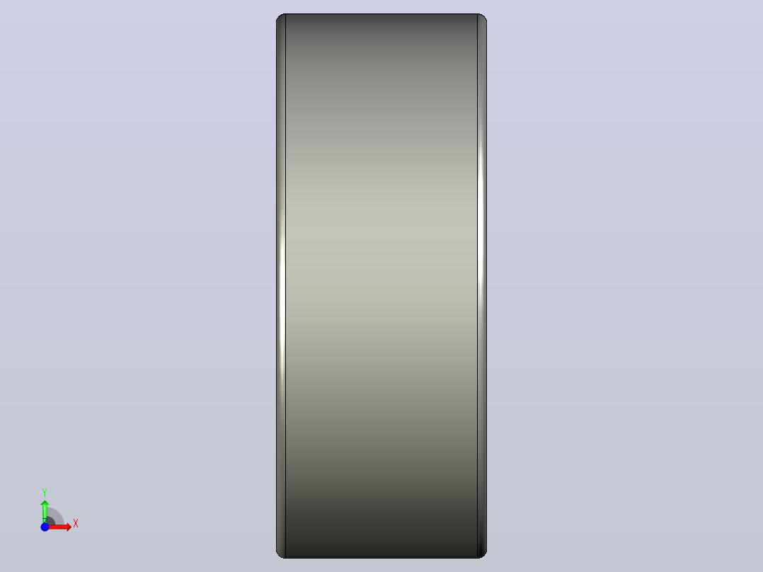 SKF自调心球轴承ball_bearing_2305_k_0前视图