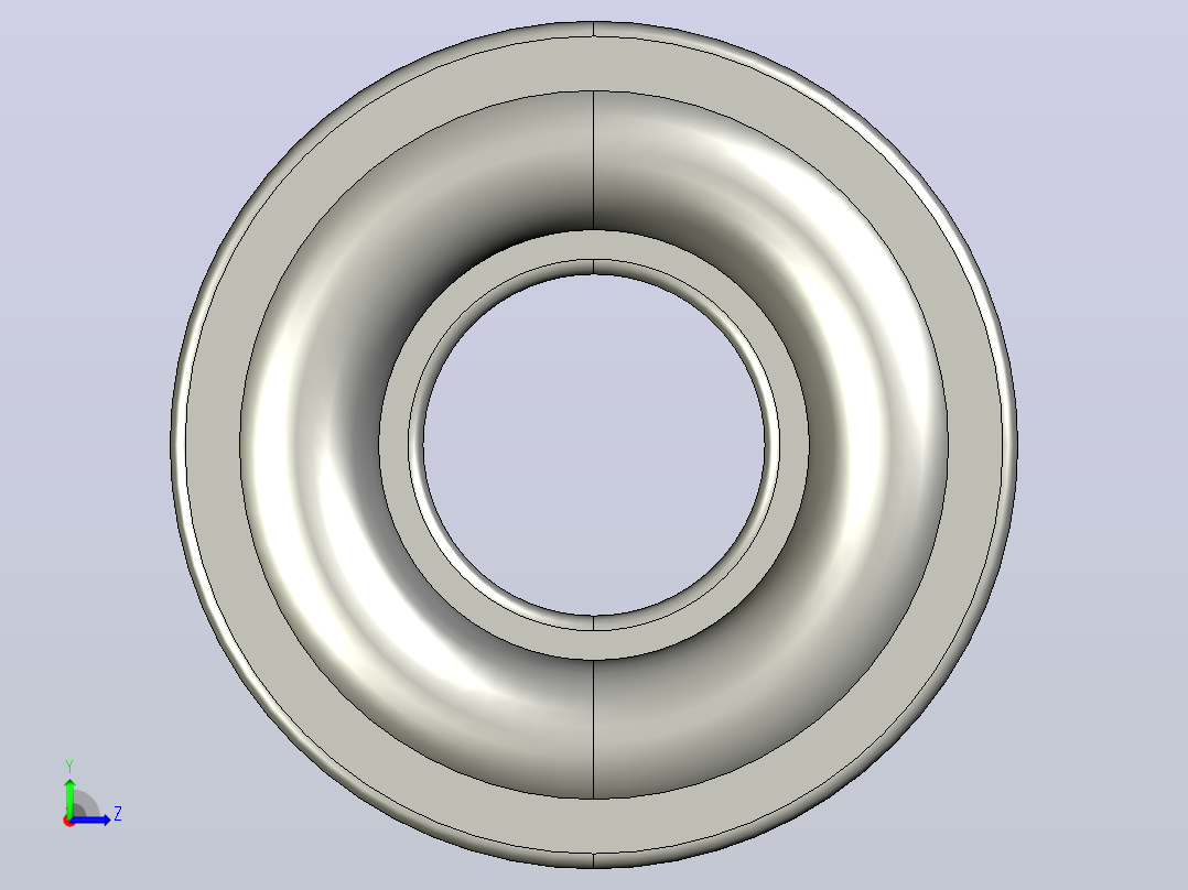 SKF自调心球轴承ball_bearing_2305_k_0左视图