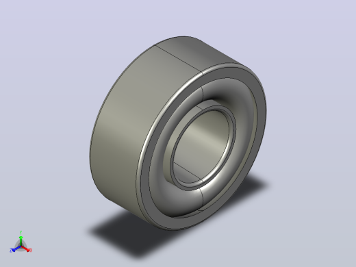 SKF自调心球轴承ball_bearing_2305_k_0正等轴测缩略图