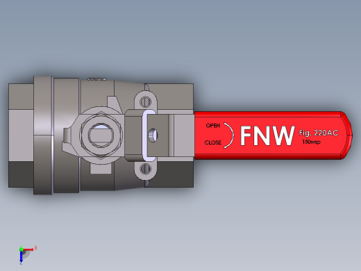 球阀、蝶阀FNW-FNW220ACH俯视缩略图