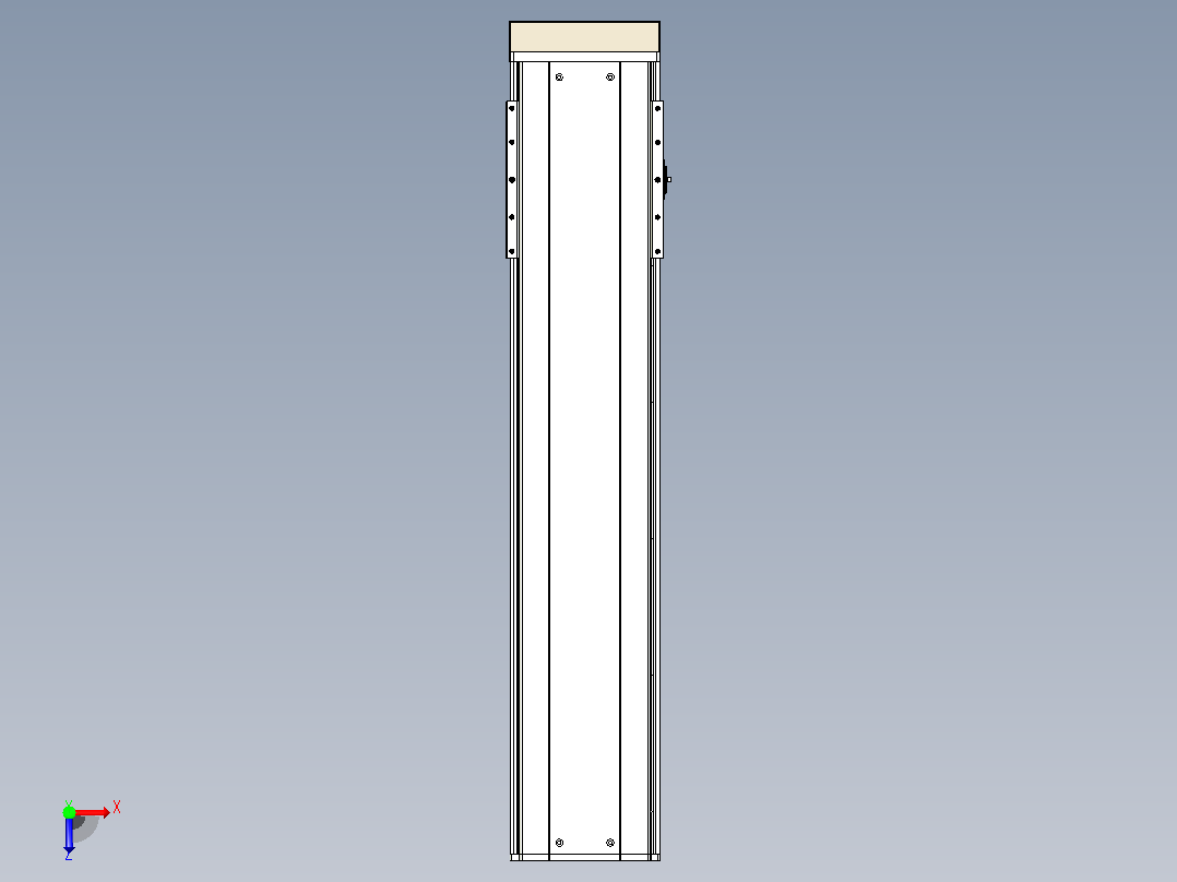 日规模组半封闭丝杆TPA-HNR-220D-3210C-L800-MP-C-P1K-N3俯视图