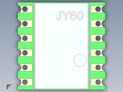 JY-60惯性测量单元俯视缩略图