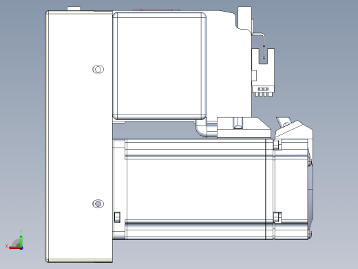 皮带直线轴半封闭可选导轨TPA-HNB-110D-90-L1800-LP-Y-P40-N3后视缩略图