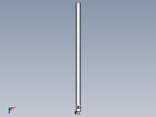 皮带直线轴半封闭可选导轨TPA-HNB-120D-110-L2450-RU-C-P40-N3俯视缩略图