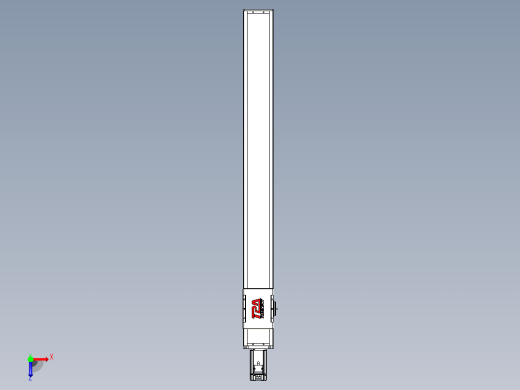 滚珠丝杠直线轴带导轨全封闭TPA-HCR-110D-1610C-L1000-M-C-P40-N3俯视缩略图