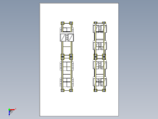 Palet货架3D数模俯视缩略图