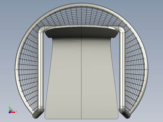 时尚风格藤椅造型前视缩略图