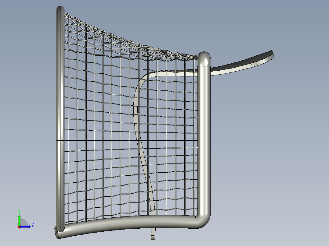 时尚风格藤椅造型左视图