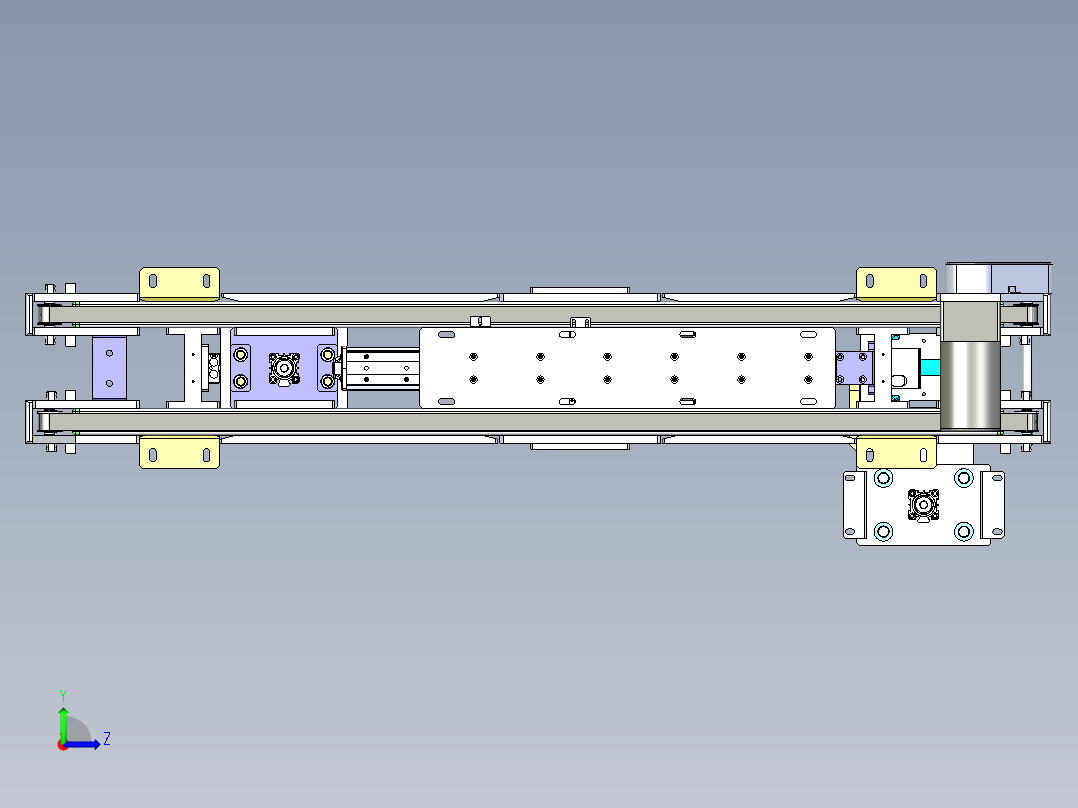 手机贴膜设备左视图