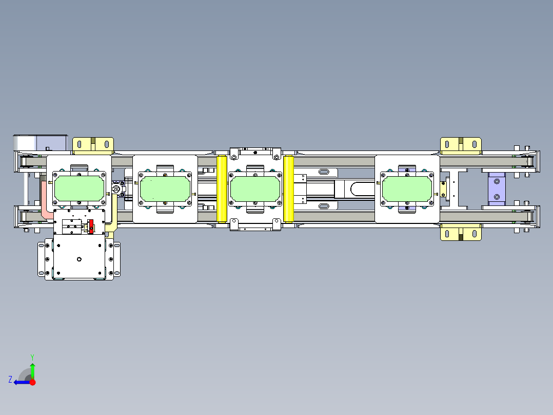手机贴膜设备右视图
