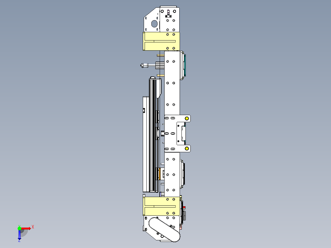 手机贴膜设备俯视图