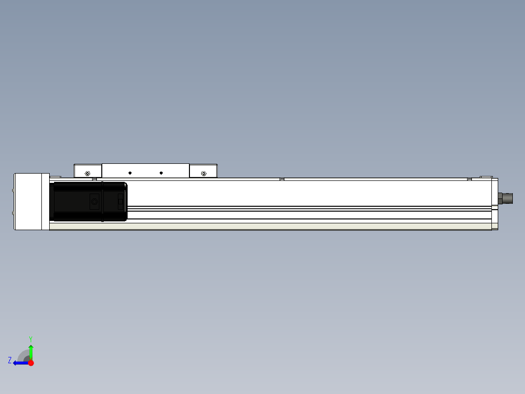 Toyo东佑达直线模组-ECH17-400-BL-400W右视图