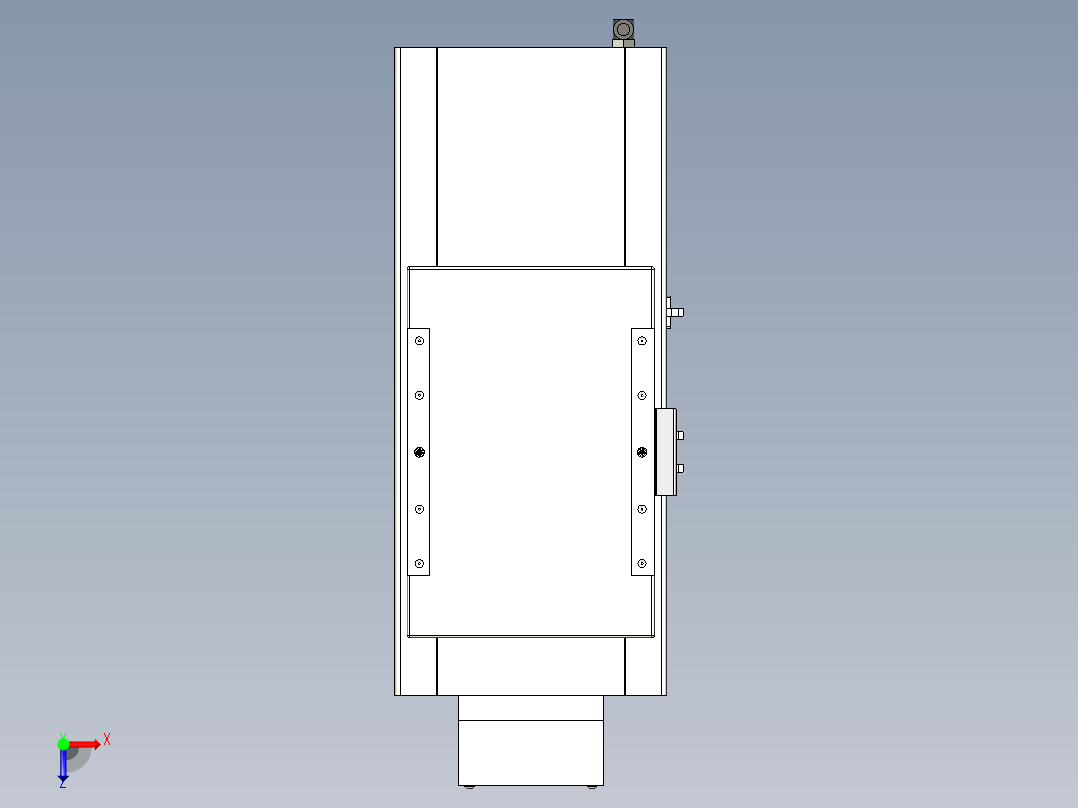 Toyo东佑达直线模组-ECH22-100-BM-M75-C4俯视图