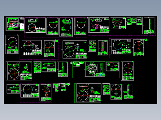 TS1500-000旋振筛全套制作图