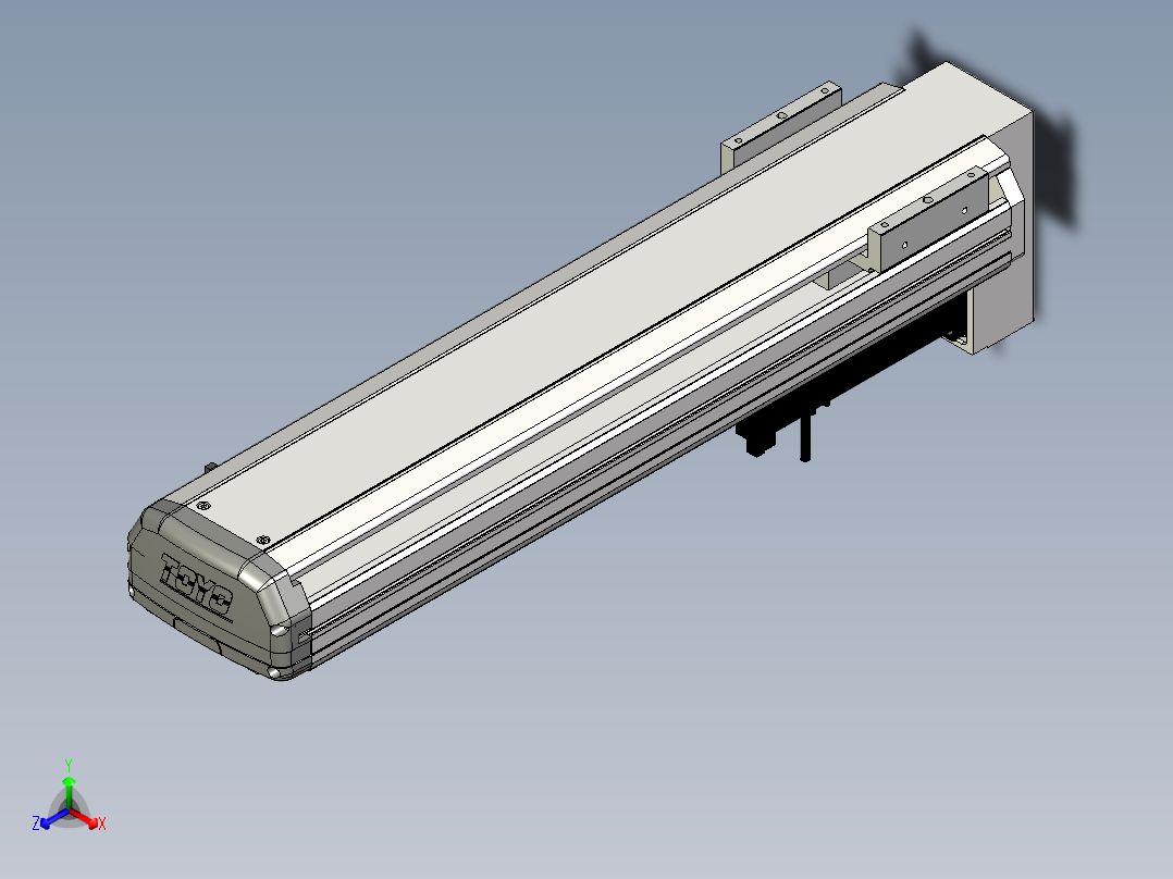 Toyo东佑达直线模组-ETH13-450-BM-400W+煞車主视图