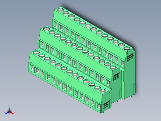 DEGSON DG500 系列 5.05.087.62mm 接线端子-DG500A3-5.08-39P-14-00AH