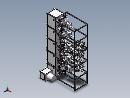 自动插针机生产线、组合插针机正等轴测缩略图