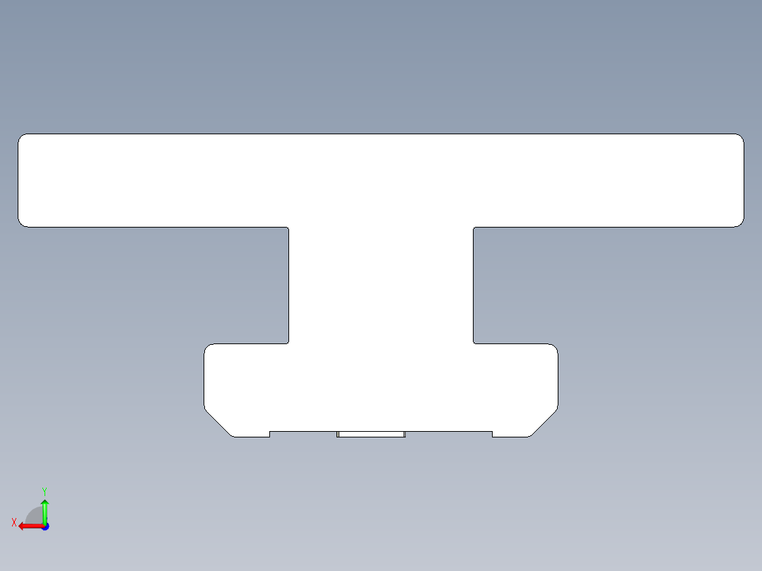 型材-BR 10MM FLAT-TEE SLIDER KJN530329后视图