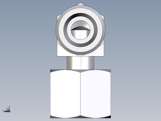 卡套式工业通用硬管接头EO_Standpipe_elbow_EVW10SOMDCF右视缩略图