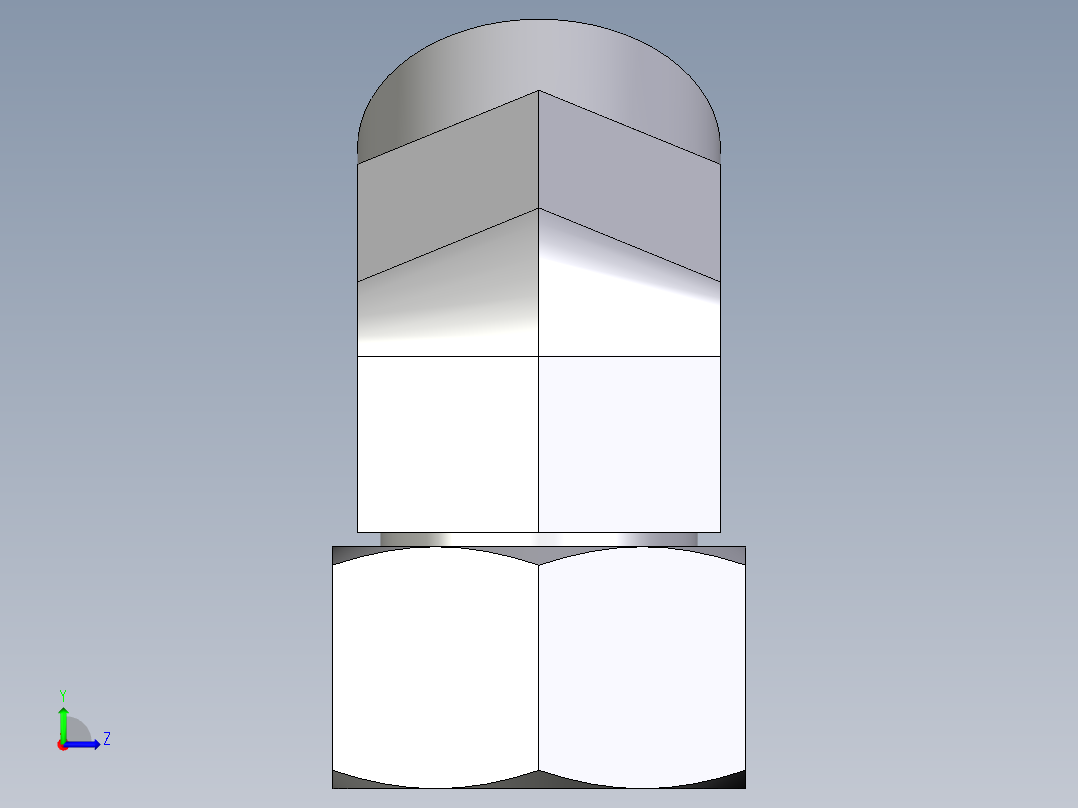 卡套式工业通用硬管接头EO_Swivel_nut_45_deg_elbow_EV28LOMDCF左视图
