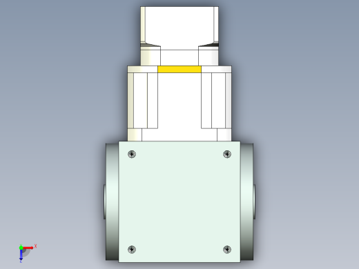 换向器25PW140双孔 PLX120-L2 19-70-90-M6.stp俯视缩略图