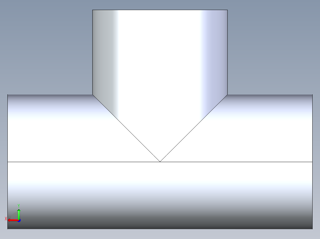 CPVC管件01-Sch80_Tee_SxSxS_9801-007_0.75in后视图