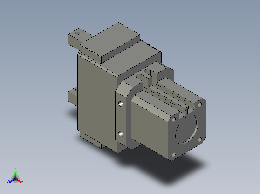 普通气爪PH01K-20C主视图