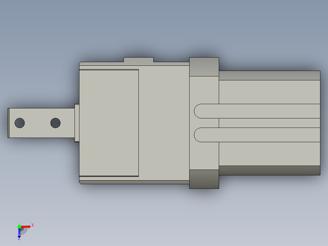 普通气爪PH01K-20C俯视图