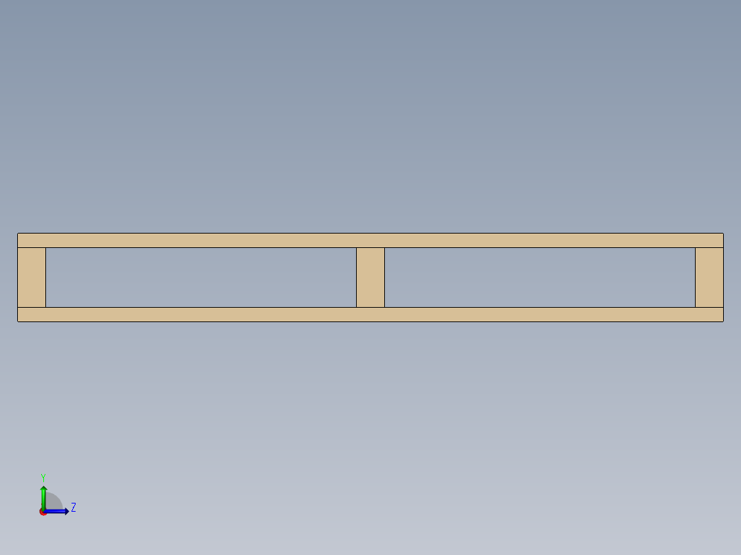 托盘 设计模型 (30)左视图