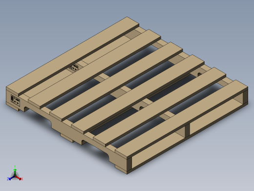 托盘 设计模型 (30)正等轴测缩略图