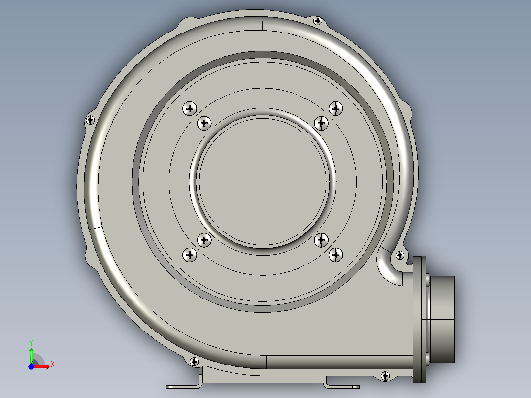 吸风机SDG-EC-63SHT-R3A3型前视图