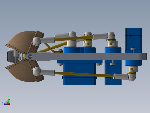 机器人眼睛气动控制装置