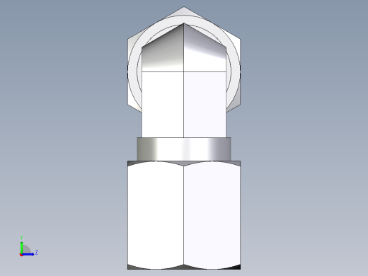 卡套式工业通用硬管接头EO_Union_elbow_W06LL71左视缩略图