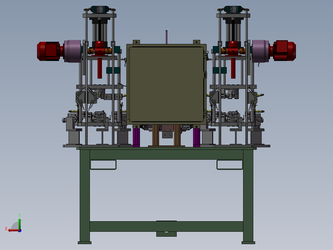 电机转子焊接及检查设备、非标自动化机器后视图