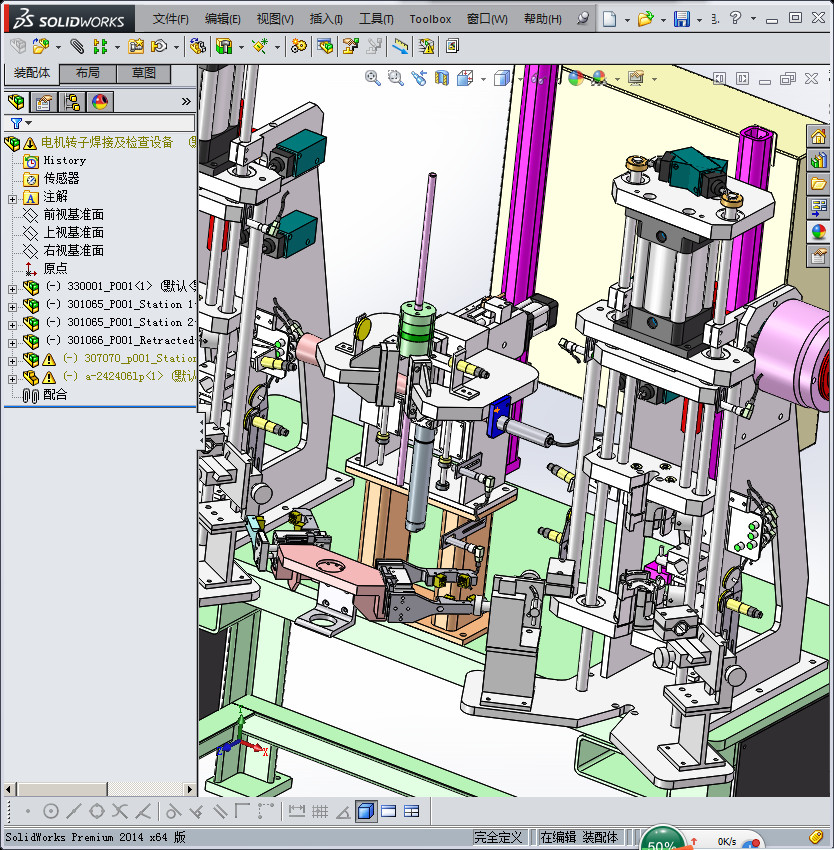 电机转子焊接及检查设备、非标自动化机器