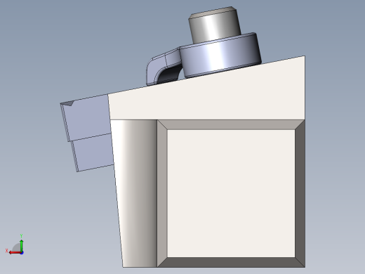 上压夹紧式外圆粗车刀设计-金属切削刀具后视缩略图
