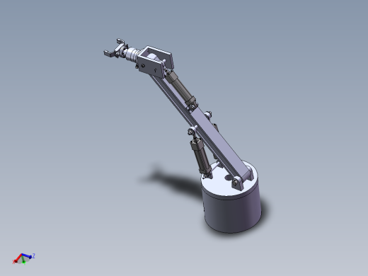液压机械手sw14可编辑+cad+说明书 （毕业设计）