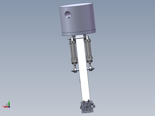 液压机械手sw14可编辑+cad+说明书 （毕业设计）后视缩略图