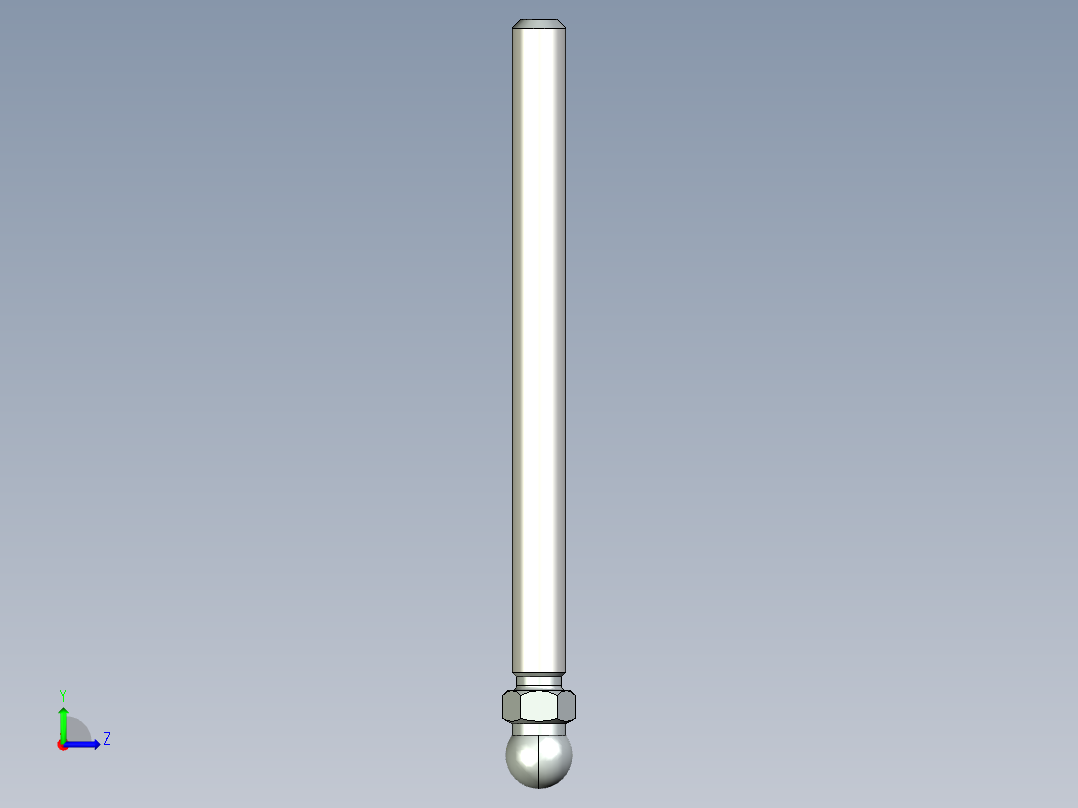 型材-KJN M12X150 THREADED ROD 098DM12150M左视图