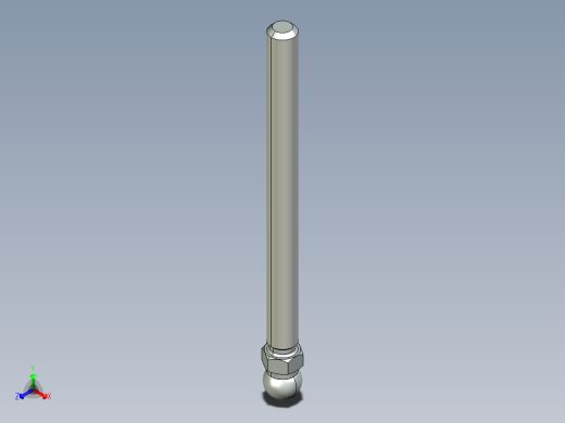 型材-KJN M12X150 THREADED ROD 098DM12150M正等轴测缩略图